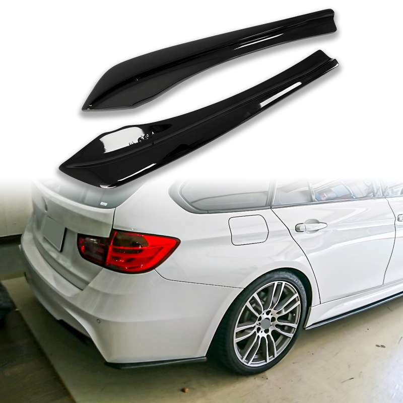 純正色塗装 BMW用 3シリーズ F30 Mスポーツバンパー用 リア スプリッター 2012-2019 FRP製【___OCS】