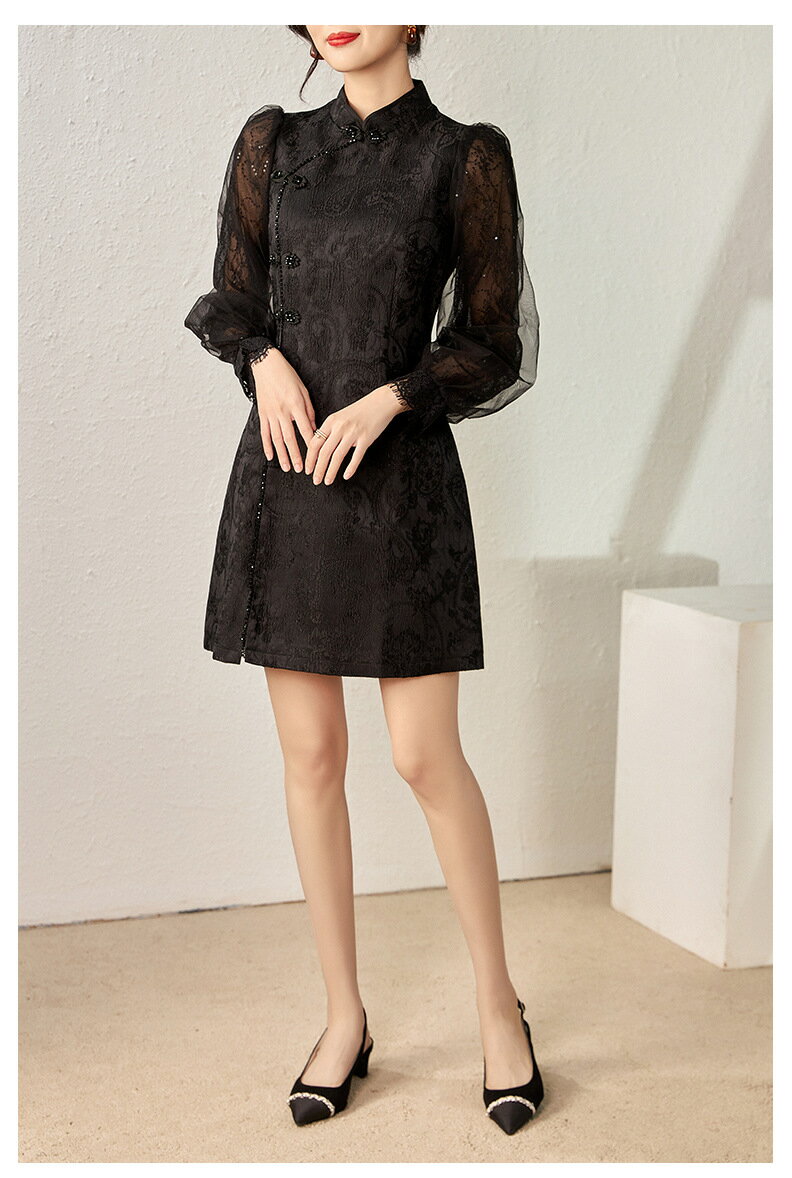 ドレス 通勤 マキシ丈ワンピース プリントワンピース レディース ワンピース ワンピ エレガント マキシ丈 エレガント 長袖 レトロ プリント 上品 着痩せ きれいめ 優雅 エレガント アラモード セクシー カジュアル パーティー ファンション 大人 高級 エントリー、宴会ドレス