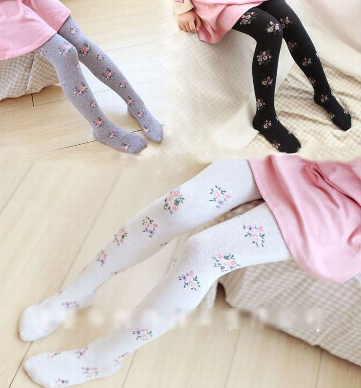 Tights - 子供タイツ 花柄 タイツ 子供 ソックスレギンス 全商品 カテゴリトップ 靴下