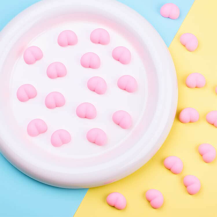 スクイーズ 3D立体シール シール帳 シールに貼る 低反発 女の子 100個セット DIY用 ぷにぷに 可愛い ぷっくり ぷくぷく お尻シール シール交換 ストレス解 手帳用 スマホケース tixe-10010982 exit サンプル画像3