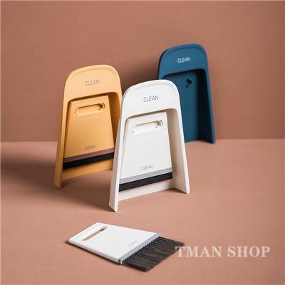 Rakuten - ミニほうき チリトリ ワイパー 3点セット チリトリ付卓上ほうき チリトリセット ホウキ スタンド可能 卓上 デスク 便利 収納 掃除道具 家庭用 車用 掃除用品