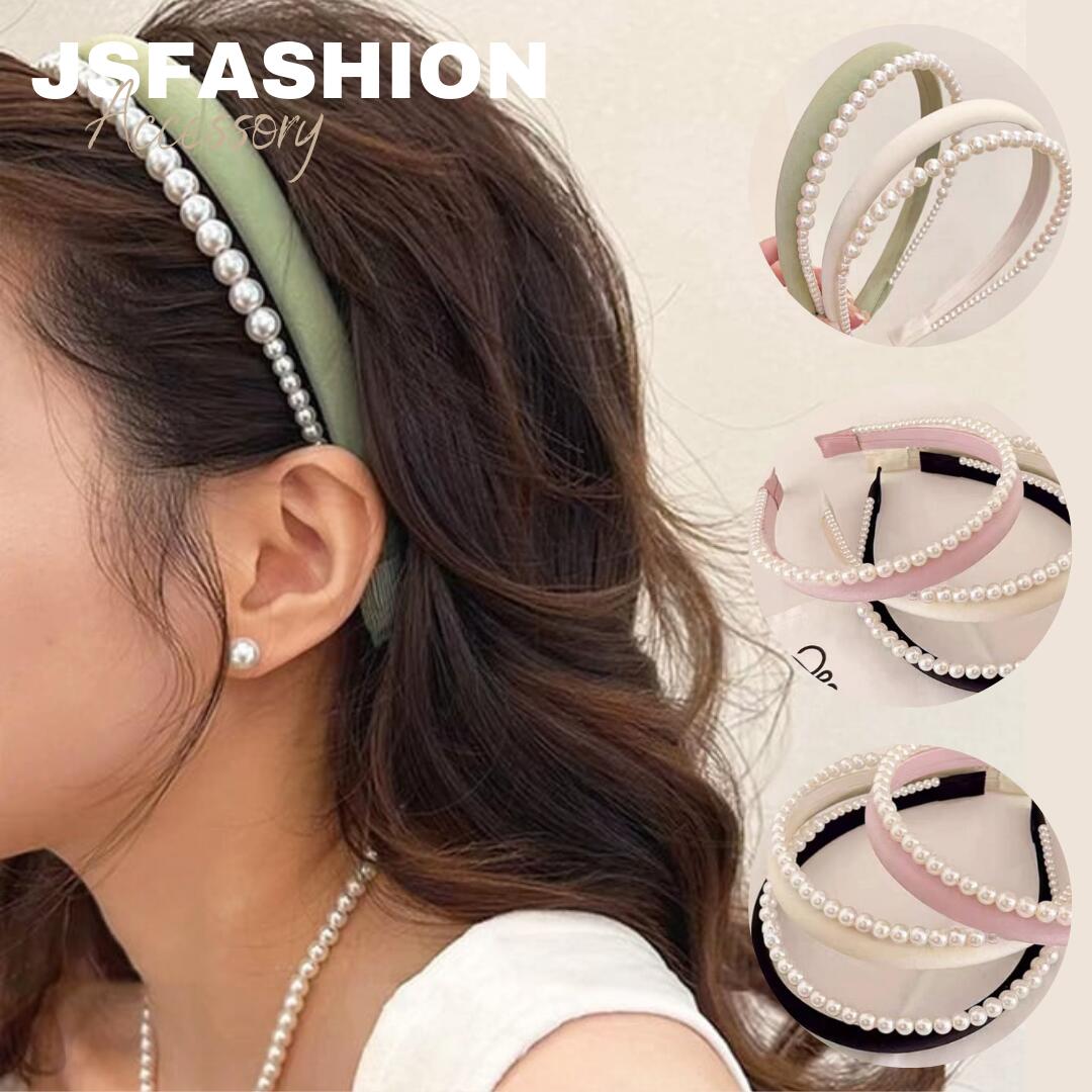 Rakuten - カチューシャ 全4色 パール付き 2次会 結婚式 春夏秋冬 ヘアバンド オフィス デート ブラック 黒 二次会 イベント パーティー 入学式 成人式 プレゼント ヘアアレンジ お呼ばれ