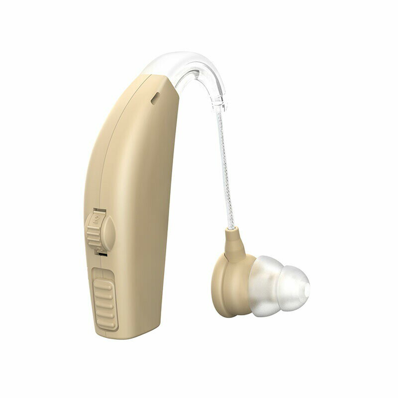 集音器 充電式 耳掛け式 デジタル 軽量 補聴器の代わりに 片耳 超軽量 簡単操作 US...