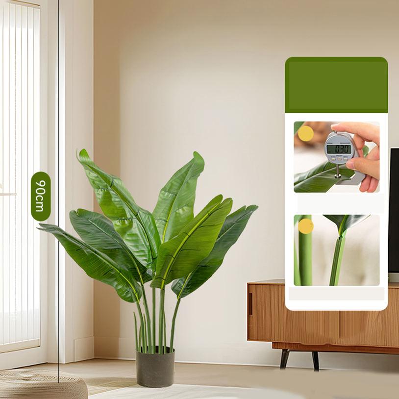 exitのフェイクグリーン おしゃれ インテリアファブリック 人工観葉植物 造花 大型 観葉植物 フェイク リアル 樹 木 鉢植え 人工樹木 室内用 お手入れ不要 害虫駆除不要 インテリア｜アングル3