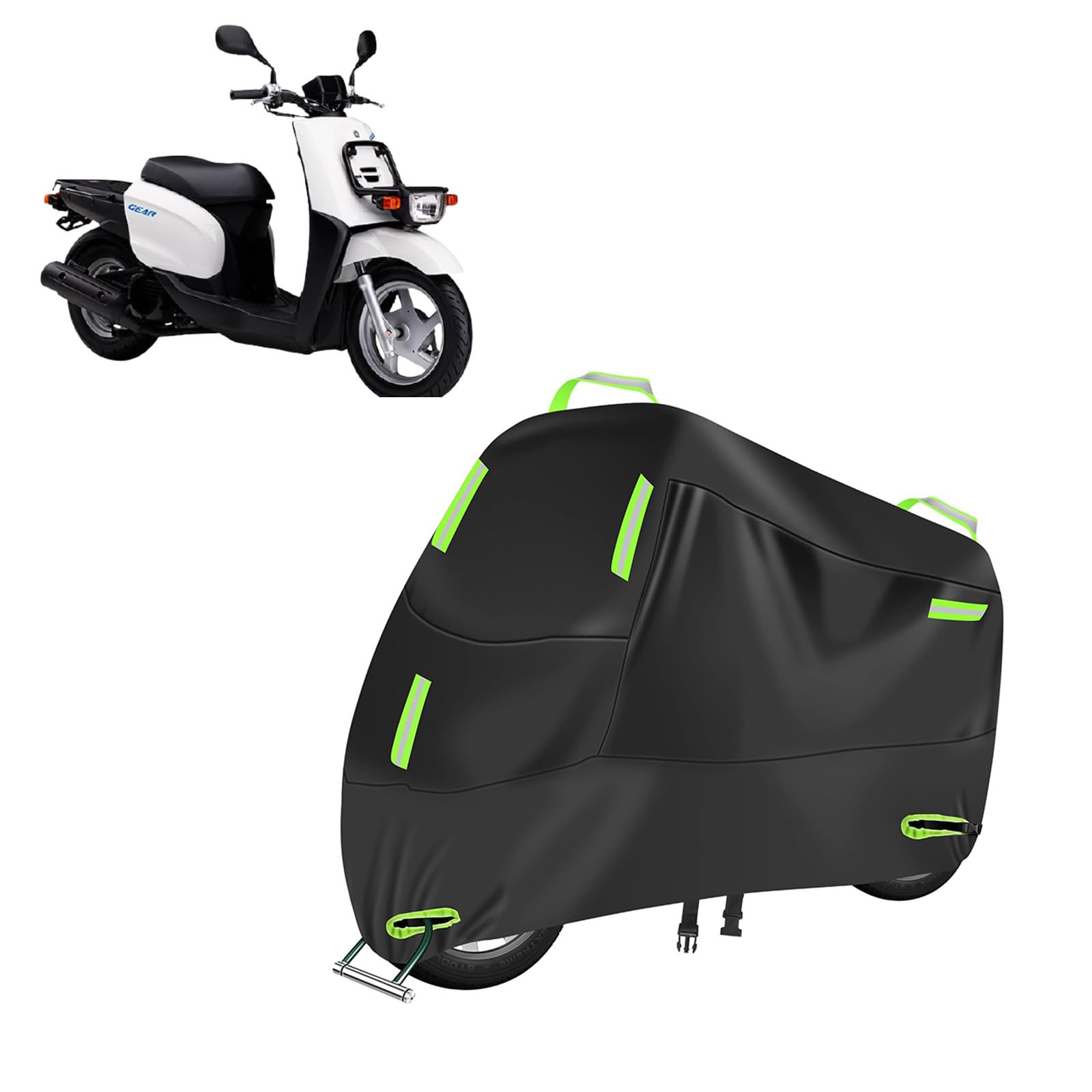 Rakuten - バイクカバー に適用 ヤマハ GEAR (ギア) 防水 耐熱 UVカット 紫外線防止 バイクボディーカバー 車体カバー 防風 防雪 防埃 耐久性強化