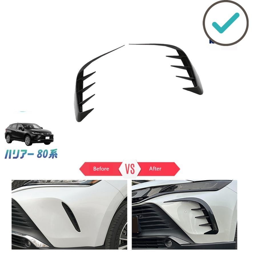 Rakuten - 新型ハリアー バンパースポーツガーニッシュ ハリアー80系 パーツ フロントバンパーディフューザー