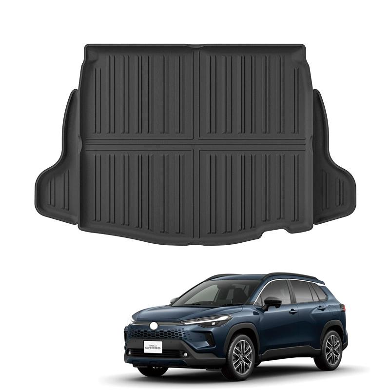 Rakuten - 新型 カローラクロス 10系 3D ラゲッジトレイ ラゲッジマット 改良型 COROLLA CROSS 整理整頓 防水耐磨 傷防止 トレイ ラバートランクト