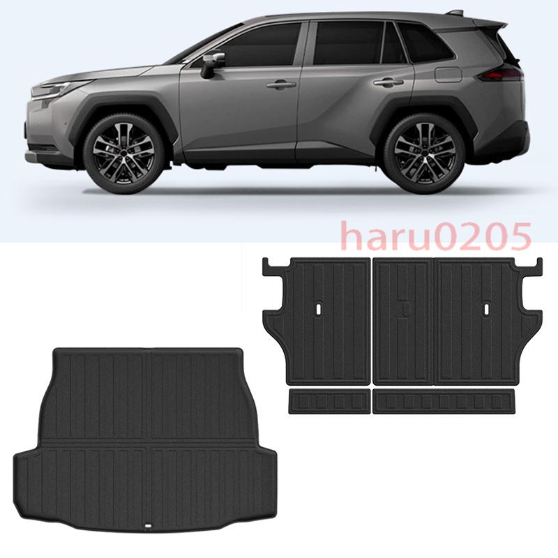 Rakuten - 新型 RAV4 60系 ラゲッジトレイ 3D トランクマット Rav4 ハイブリッド AXAN64 汚れ防止 ラバートランクトレイ シートバックカバー ラゲ