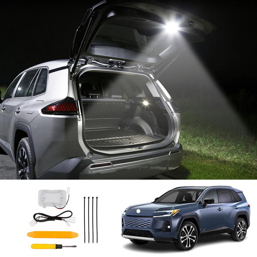 Rakuten - 新型 RAV4 60系 LED トランクランプ rav4 Adventure ハイブリッド Z 専用 入れ替えLEDルームランプ トランクドア 補助 照明 LEDライト