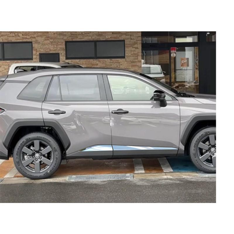 Rakuten - 新型RAV4 ドアロアガーニッシュ Rav4 60系 ハイブリッド AXAN64 カスタムパーツ アクセサリー