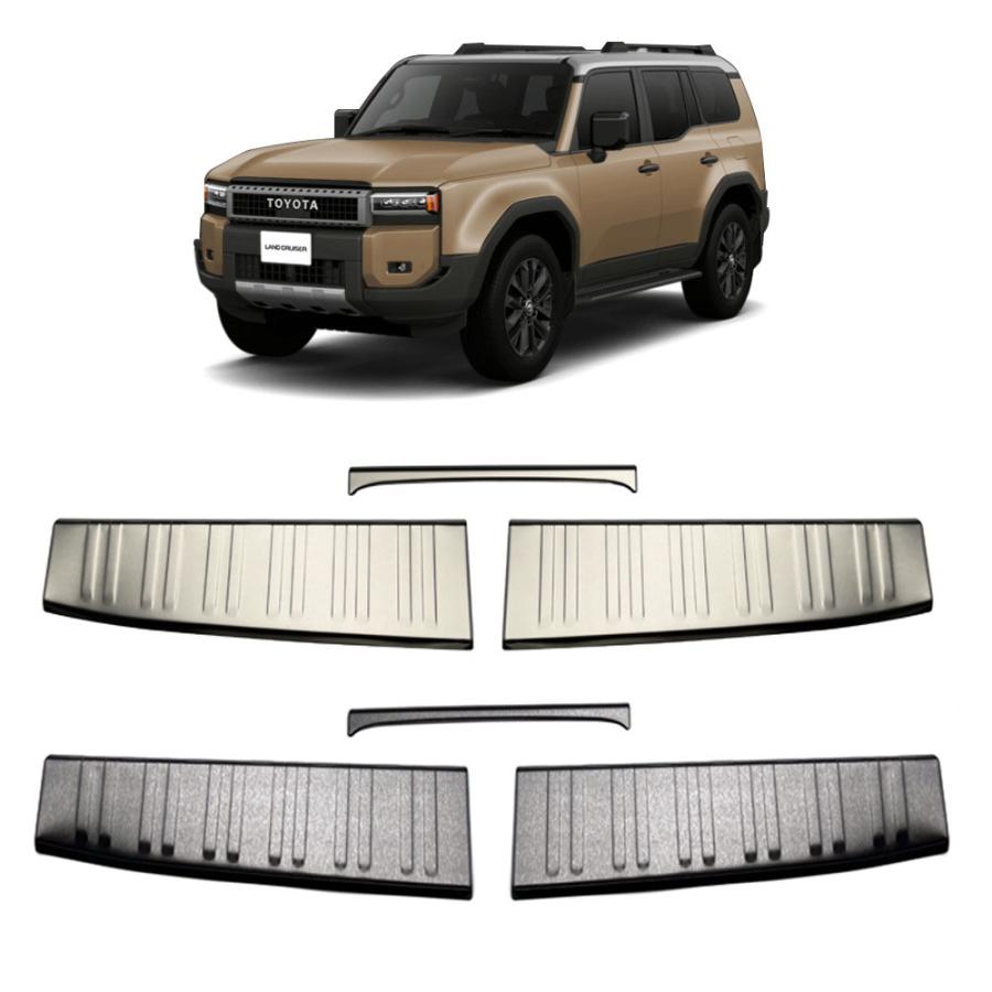 Rakuten - 新型 ランドクルーザー 250 ランクル250 ラッゲージステップカバー LAND CRUISER LC250 VX GX ZX 専用 トランクインサイドステップガー