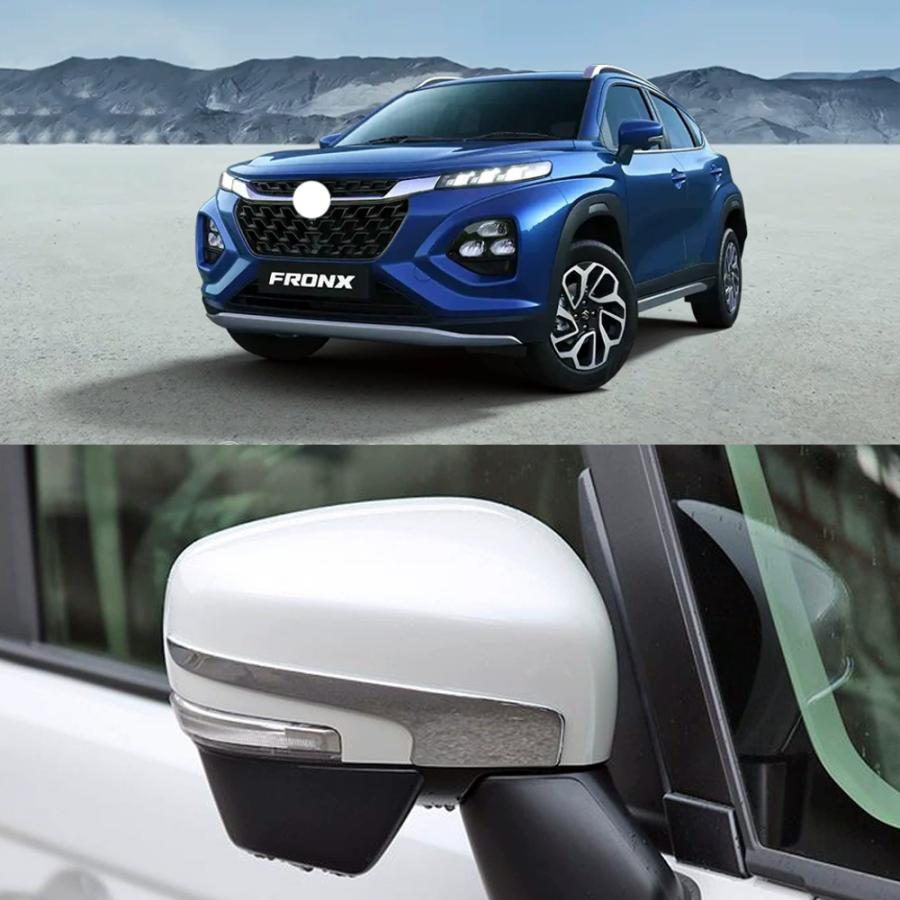 Rakuten - 新型 フロンクス サイドミラーガーニッシュ スズキ SUZUKI FRONX ベースグレード ドレスアップ 外装 アクセサリー アミラートリム