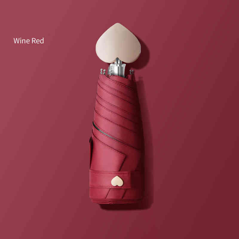 日傘 折りたたみ 完全遮光 ミニ コンパクト レディース メンズ 折りたたみ傘 晴雨兼用 軽量 丈夫 おりたたみ傘 uvカット 100 遮光 折り畳み日傘 耐風 撥水 可愛い ハート 持ち手