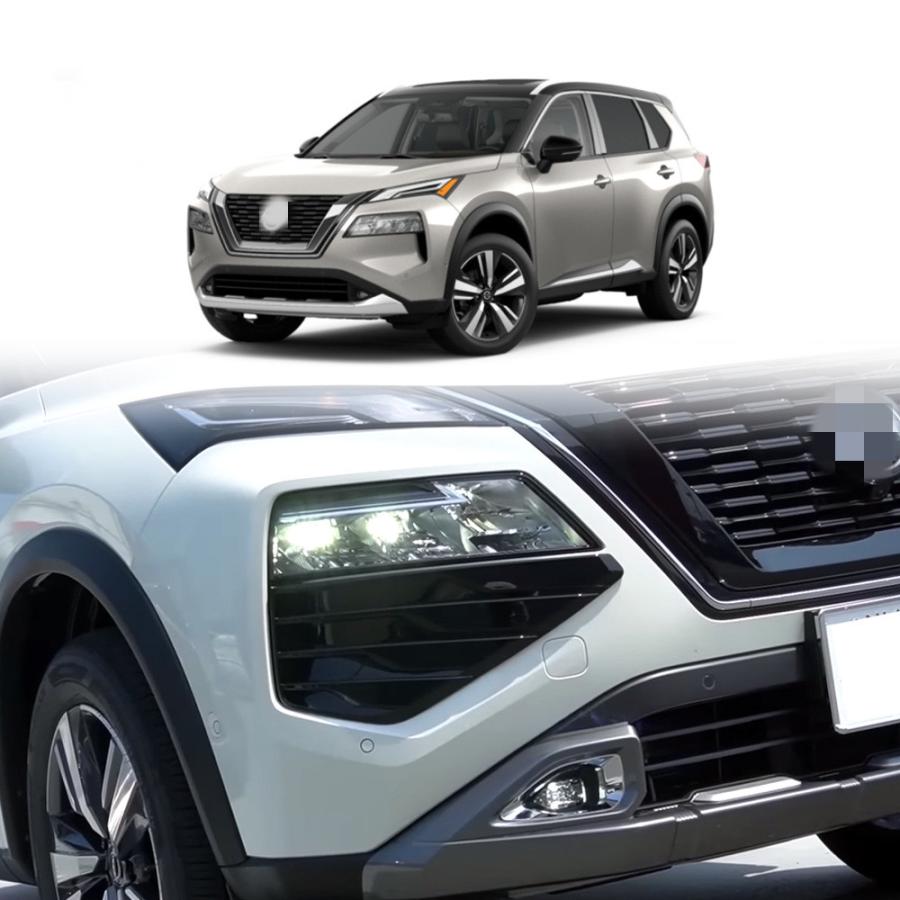 新型エクストレイル フロントバンパーディフューザー X-TRAIL T33 パーツ アクセサリー 内装 外装 ドレスアップ ヘッドライトガーニッシ
