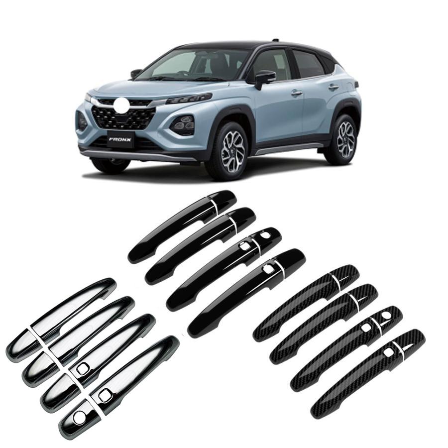 Rakuten - 新型 フロンクス ドアハンドルカバー スズキ SUZUKI FRONX WEB3S 2WD 4WD 外装 オシャレ ドレスアップ アクセサリー 傷防止 ドアハンド
