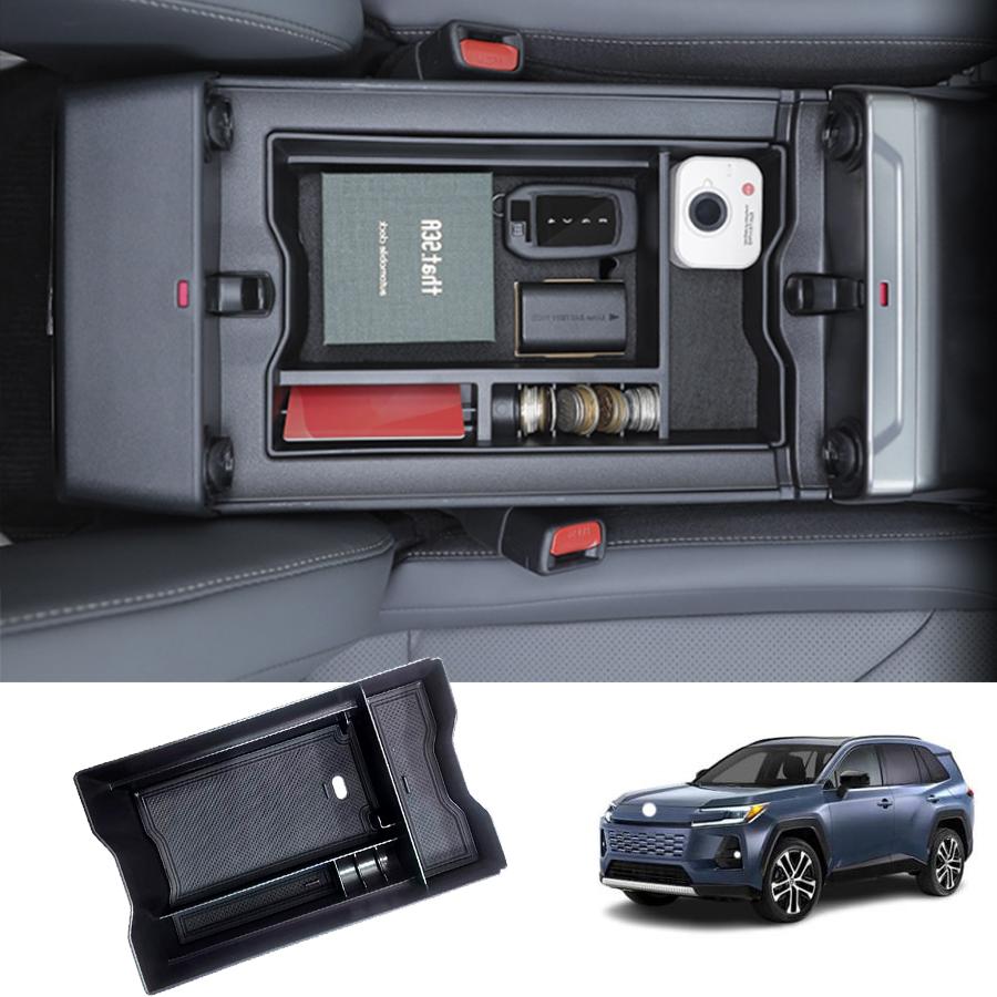 Rakuten - 新型 RAV4 60系 アームレストボックス収納ケース rav4 60系 Adventure Z ハイブリッド カスマム パーツ 内装 小物整理 小物入れ ケース