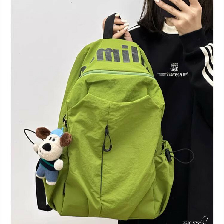Rakuten - Ins スタイルニッチ新しい大学高校生スクールバッグ超軽量スポーツアウトドア旅行防水男性と女性のバックパック