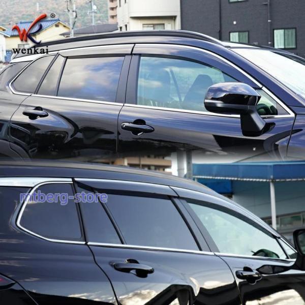 新型 トヨタ カローラクロス サイド ウィンドウ モール COROLLA CROSS 10系 アクセサリー カスタム 専用 外装 ウェザ…