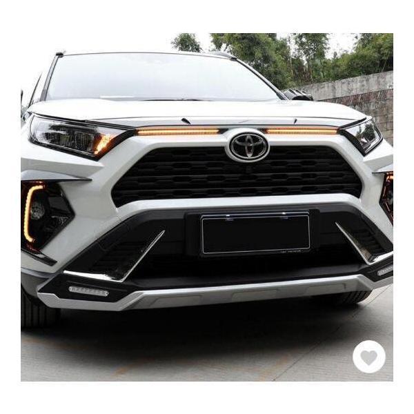 新型rav4 50系 ニュー RAV4 カスタム パーツ アクセサリー rav4 ボンネットガーニッシュ フロントガーニッシュ FV045