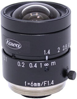 CCTVレンズ 興和(KOWA:コーワ)LM6JC 焦点距離 6mm 2/3”型 Cマウント