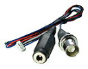 Watec ワテック BNC/DCソケット コネクタ付ケーブル 300mm230CB ( WAT−230VIVID用)
