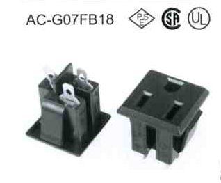 EDK エコー電子　AC-G07FB18 (AC OUTLET )(20個セット)