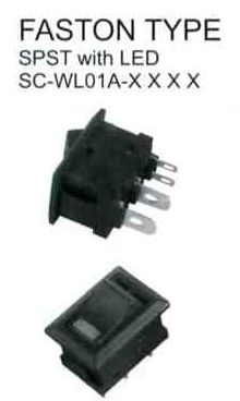 EDK エコー電子　SC-WL01A-02BB (波形スイッチ　)(20個セット)
