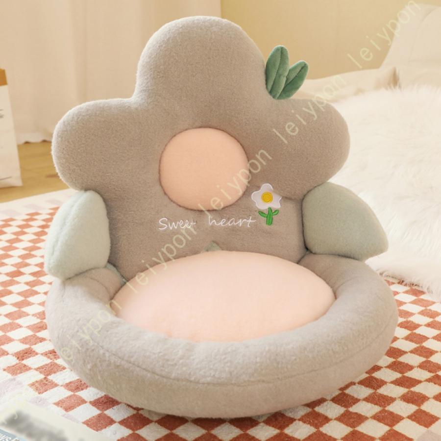 椅子 クッション 低反発 お尻が痛くならない 背もたれクッション 座椅子 厚手 ざぶとん フロアクッション 厚い 腰 座り心地いい 体圧分散 座布団 腰枕