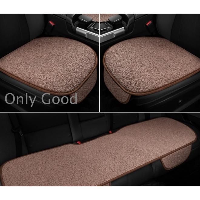 シートカバー カークッション 座布団 車用クッション 車座布団 車イスクッション シンプル 運転席 助手席 後部座席 春秋冬 可愛い 組み合わせ 3点セット 四季 2