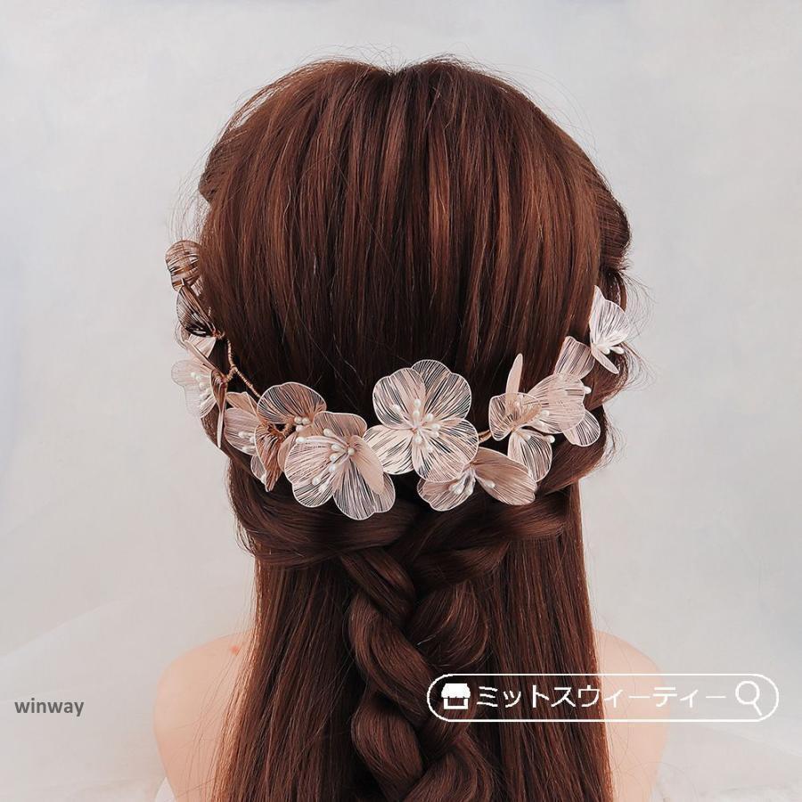 Rakuten - ウエディング ゴールド シルバー バッグカチューシャ ヘッドドレス ヘアアクセサリー 花嫁 ウェディング 結婚式 前撮り 二次会 パーティー ブライダル 披露宴
