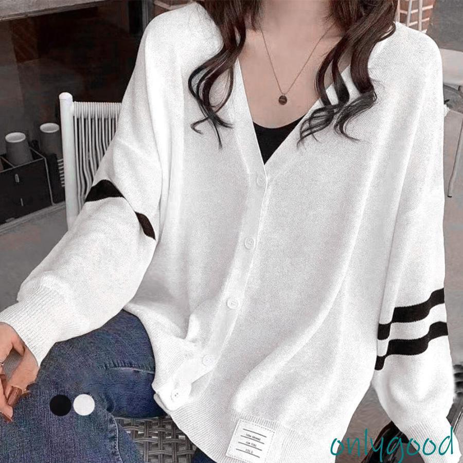 Rakuten - ニットカーディガン ゆったり 韓国風