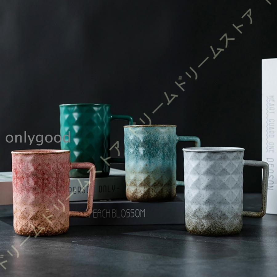 マグカップ 和風 マグ シンプル カップ コーヒーマグ 珈琲マグ レトロ おしゃれ 大容量 削ぎ 陶器 誕生日 新生活 310ml バレンタイン コーヒー ギフト