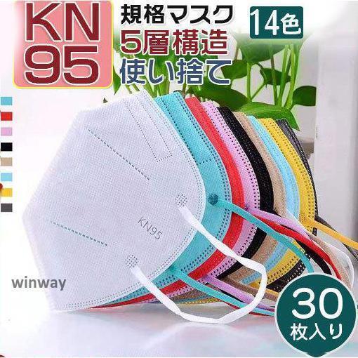 KN95マスク n95 平ゴム 30