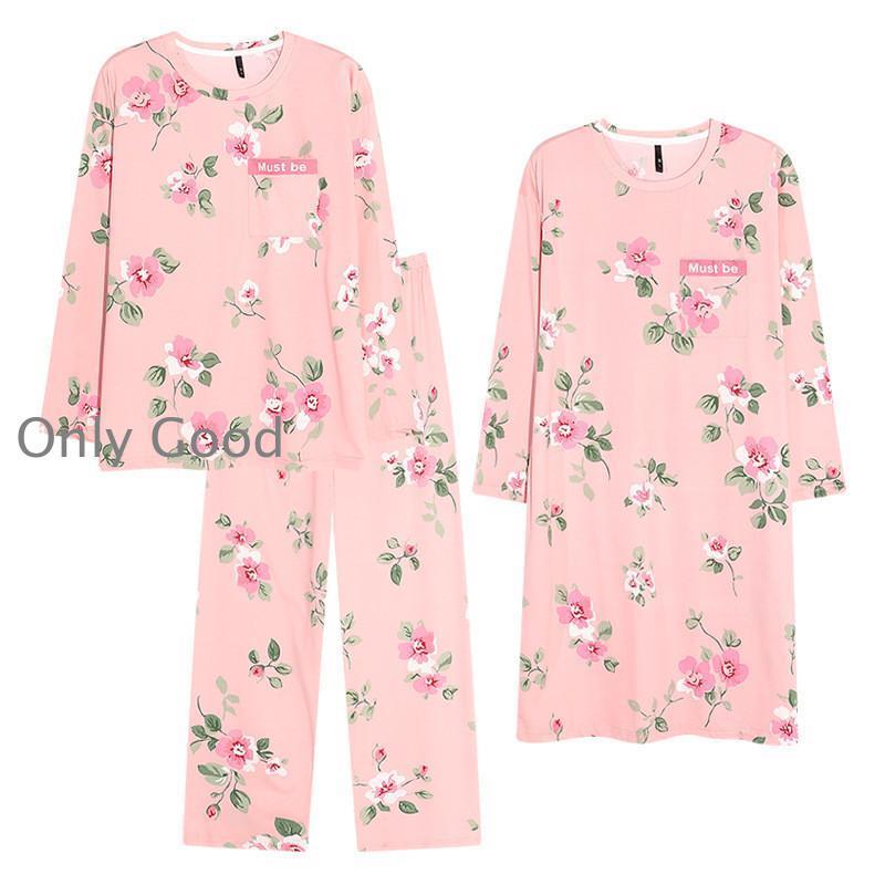 パジャマ レディース 可愛い 長袖 ワンピース セットアップ セット パンツ トップス 冷房対策 夏 秋 春 ルームウェア おしゃれ 綿 コットン