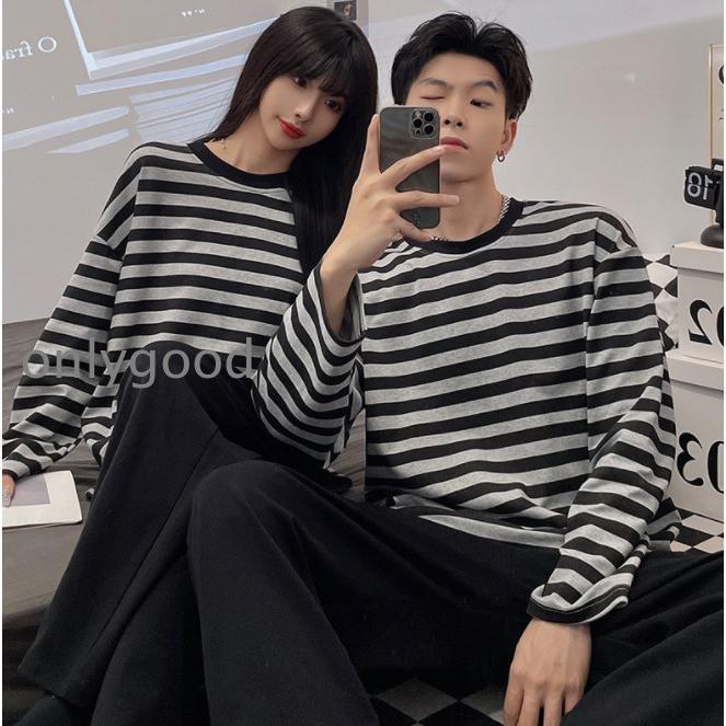 パジャマ メンズ 春秋冬 上下セット セットアップ 家着 カップル お揃い ルームウェア 長ズボン ストライプ 部屋着 ナイトウェア