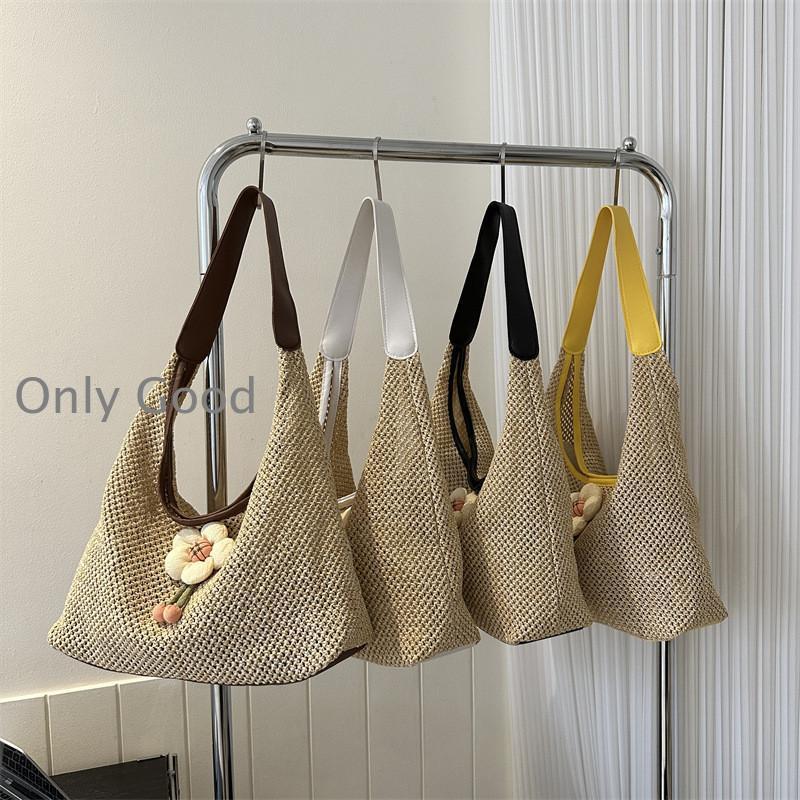 ストローバッグ レディース ショルダーバッグ 麦わら 手提げ ハンドバッグ