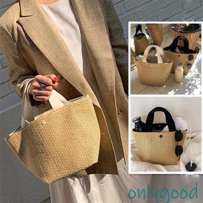 かごバッグ 大容量 レディース レジャーバッグ シンプル かばん 手提げ ハンドバッグ カジュアル おしゃれ かわいい 軽量 軽い