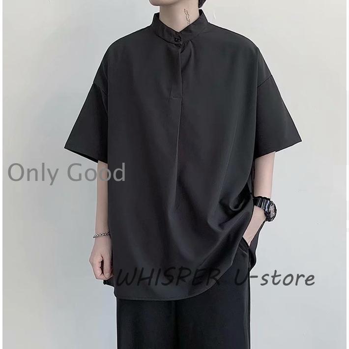 カジュアルシャツ 五分ズボン シャツ トップス メンズ 半袖シャツ メンズシャツ 春 夏 オシャレ カジュアル 通学 通勤 紳士