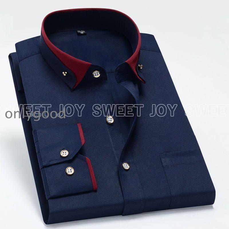 ワイシャツ メンズ シャツ 長袖シャツ スリム 細身 無地 ビジネス 形態安定 クールビズ 通勤 紳士服 男性服 作業服 事務服