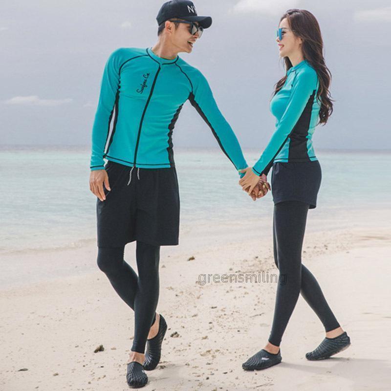 ラッシュガード 水着 レディース メンズ カップル 紫外線対策 体型カバー 肌触りがいい カップル水着 サーフィン 大きいサイズ ノンワイヤー ペア