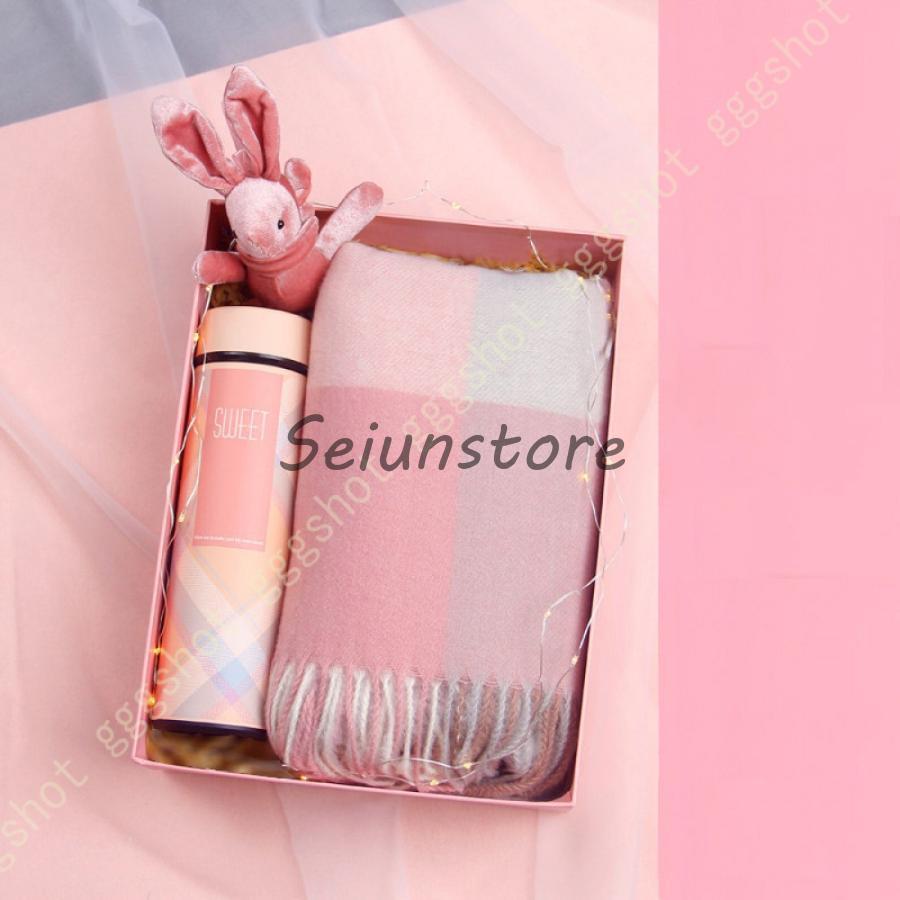 ギフトセット 女性向け セット カシミヤマフラー 手袋 保温水筒 マフラー 防寒 暖かい レディース 女性 2点セット プレゼント ギフト 秋 冬 彼女 嫁 母...