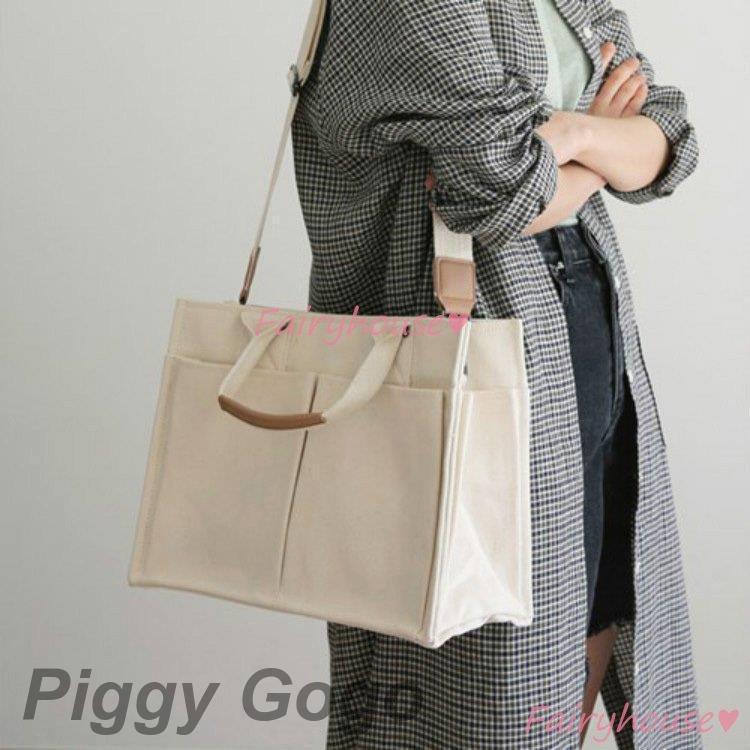 トートバッグ レディース 春夏 キャンパスバッグ 帆布かばん トートバッグ 手提げ シンプル韓国風 A4対応 PC収納 おしゃれ ズック袋 大容量 軽い