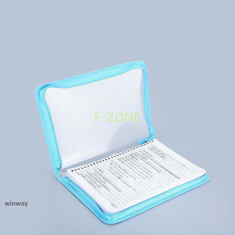 ファイルケース クリアファイル クリアケース ドキュメントファイル A4 半透明 ファスナー ジッパー 事務用品 収納 書類ケース 資料 持ち運び [2]