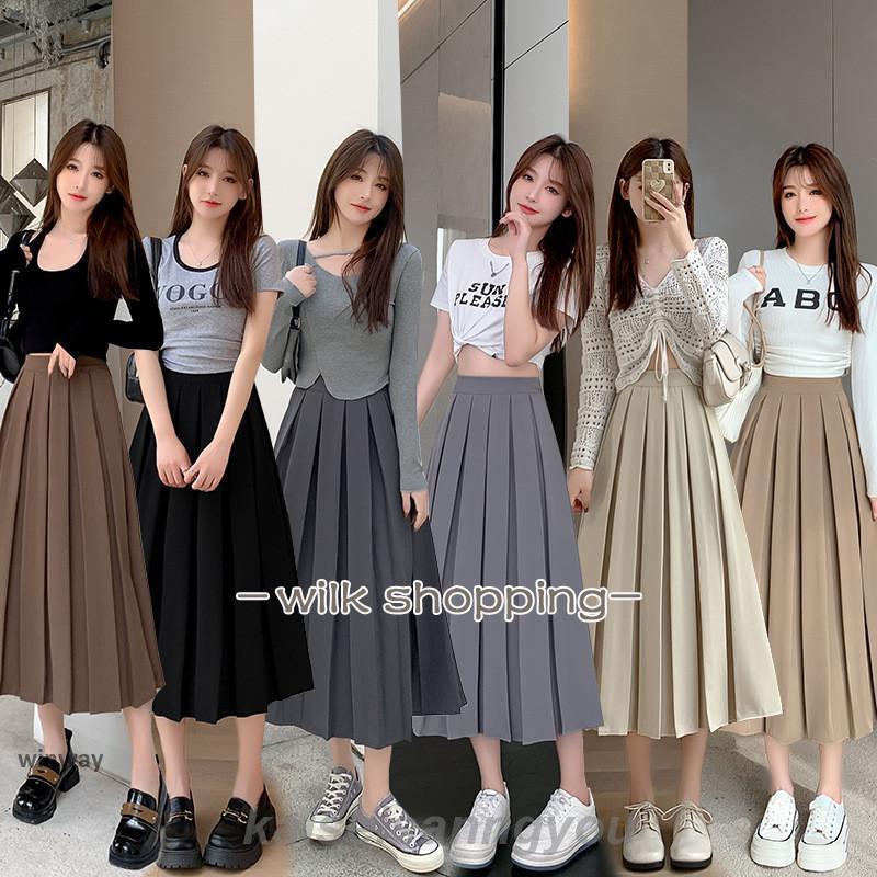 ロングスカート 春 レディース 秋 冬 ロング フレアスカート スカート マキシ丈 大きいサイズ 秋冬 ロング丈 ポケット付き Aライン