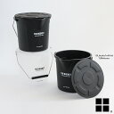 バケット10リッター ウィズリッド 蓋付きバケツ 10L 98257-0001 ブラック 黒色 98257-0002 トランスペアレント 半透明 プラスチック製 樹脂製 バケツ 容器 入れ物 蓋付き インダストリアル ポストジェネラル post general 洗車道具 ガレージ(3)