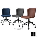 【送料無料】PN CHAIR パネムチェア 肘無 ガス圧チェア デスクチェア オフィスチェア ファブリック 布 シンプル ネイビー チャコールグレー レッドブラ...