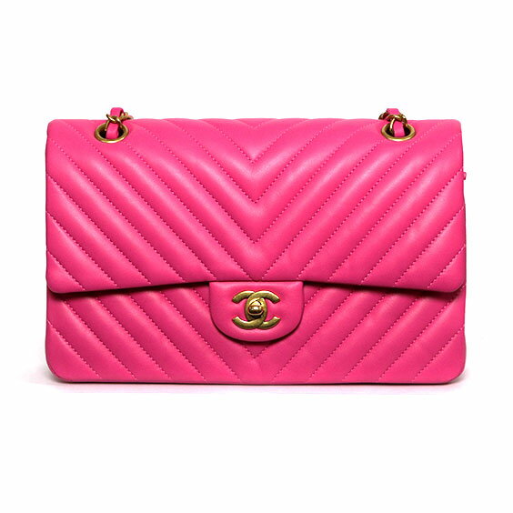 ラムスキン 中古 Chanel バッグ ラムスキン バッグ おしゃれ ピンク シェブロン キルティング 送料無料 シャネル チェーンショルダー クラシック Vステッチ レディース おしゃれ かわいい チェーンバッグ バック ショルダーバッグ ブランド ショルダー チェーン