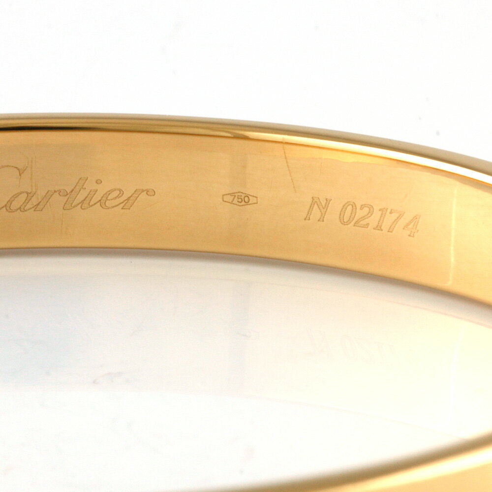 送料無料 中古 中古 Cartier カルティエ K18yg ブレスレット ダイヤモンド バングル 16 ラブブレス 16 18金 K18イエローゴールド レディース メンズ おしゃれ かわいい ギフト プレゼント ｒ ｋ リサイクルキング中古広場 ジュエリー カルティエの ブレスレット