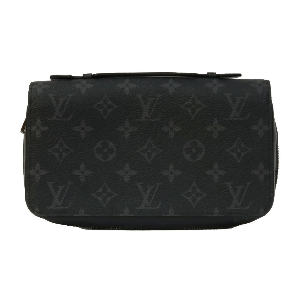 ルイヴィトン LOUIS VUITTON ジッピーXL モノグラム　エクリプス 長財布 メンズ 中古