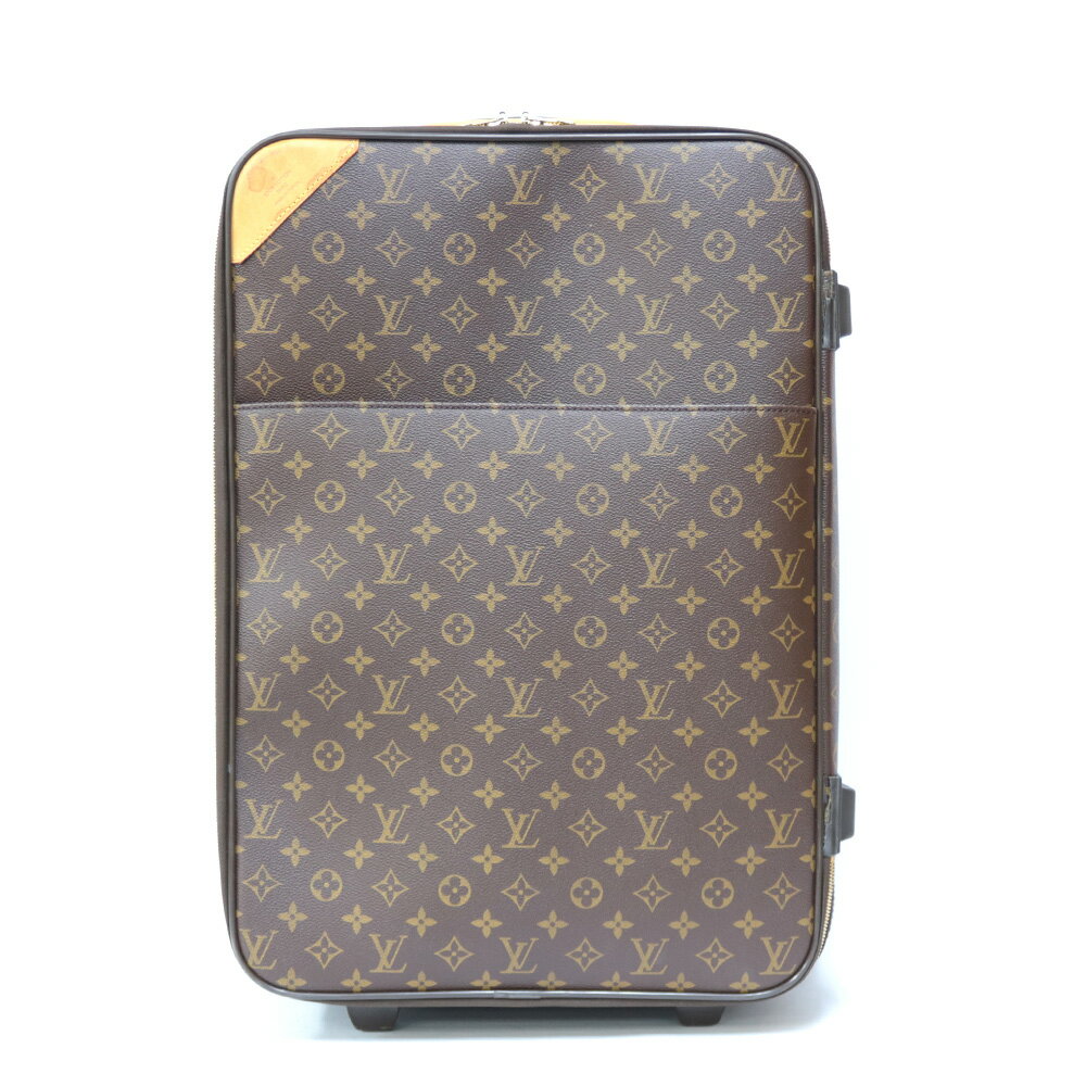 ルイヴィトン LOUIS VUITTON ペガス50 モノグラム キャリーバッグ ブラウン ユニセックス 中古